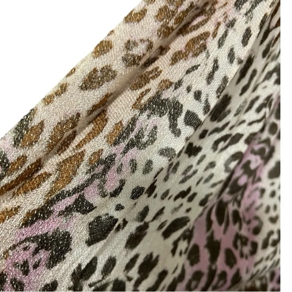 Jessica Simpson Leopard Print Powder Room Scarf OS